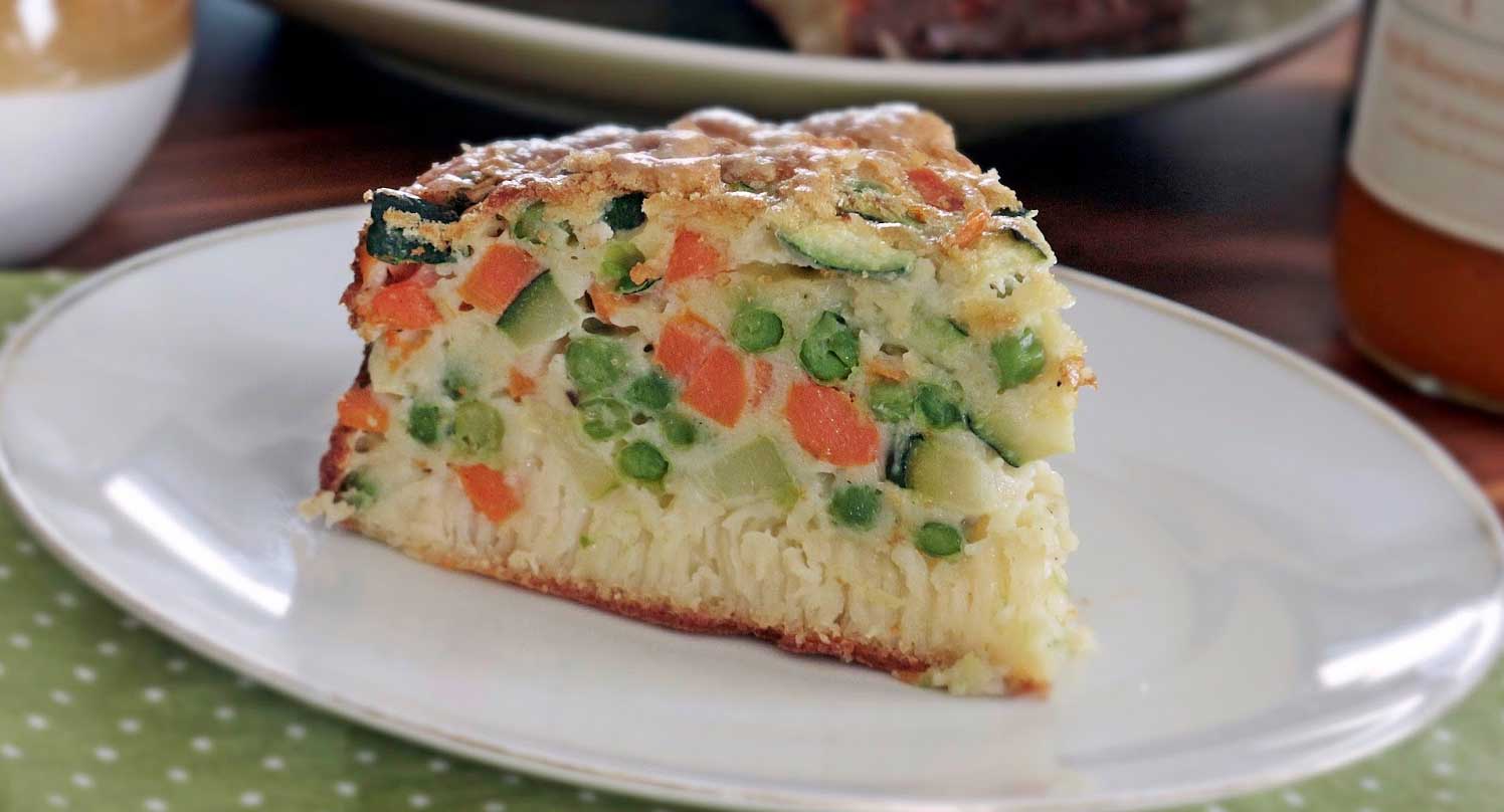 Receita: Quiche de legumes funcional sem glúten